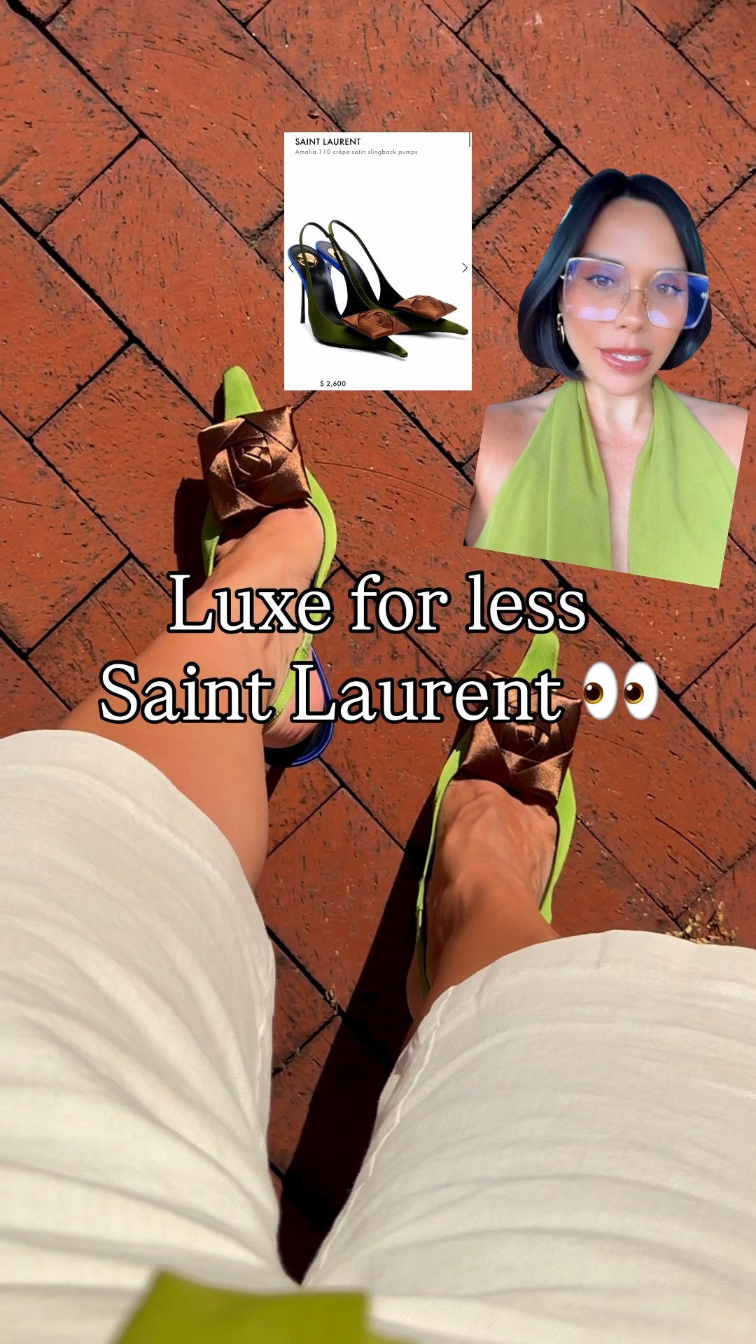 Saint Laurent vibes Amazon price! These are so good! Gorgeous green and brown! True to size for me. I have the leopard print in my cart as we speak!

#LTKootd #LTKPetite #LTKWorkwear