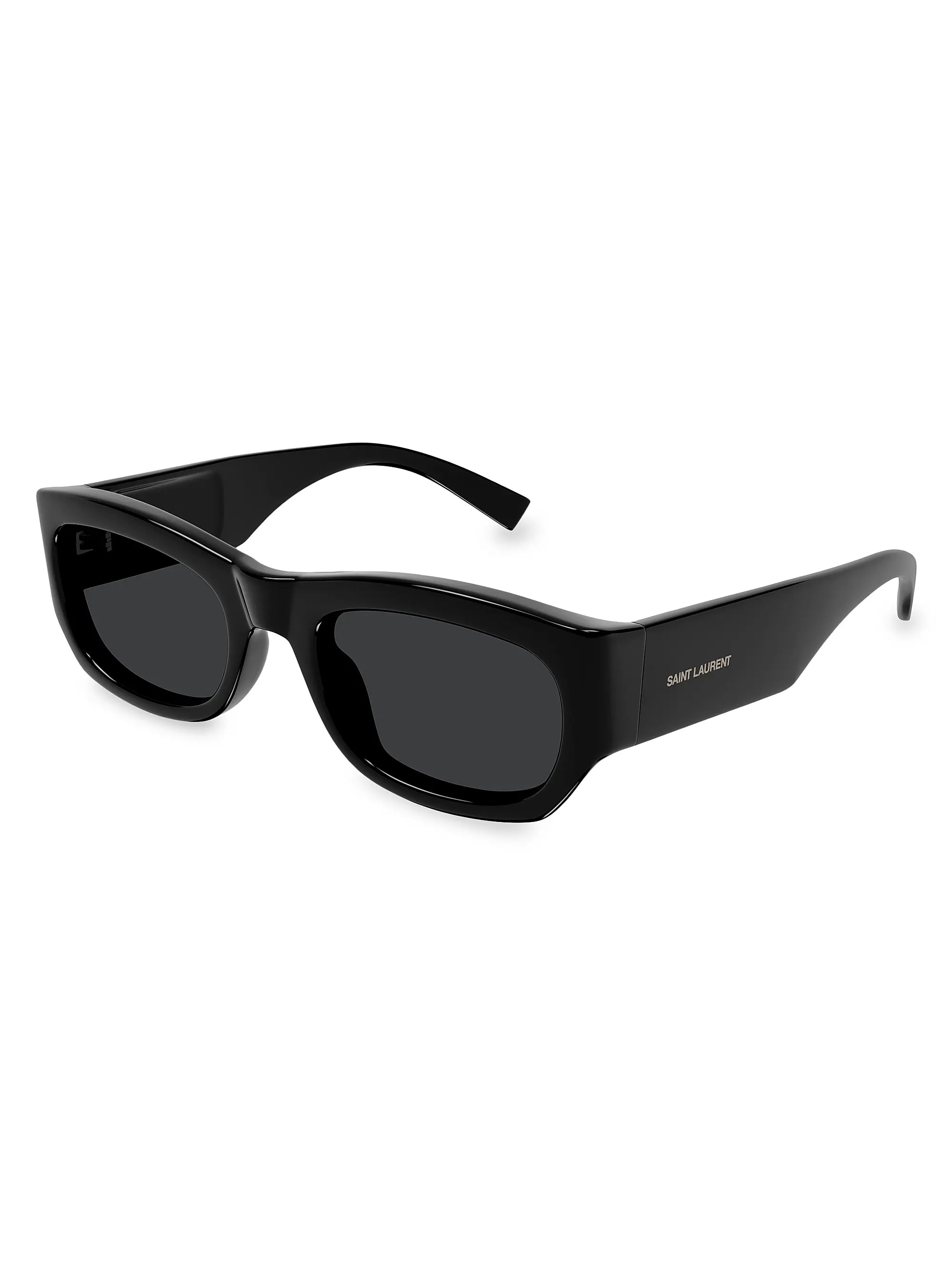 Saint LaurentScript 53MM Oval Sunglasses | Saks Fifth Avenue