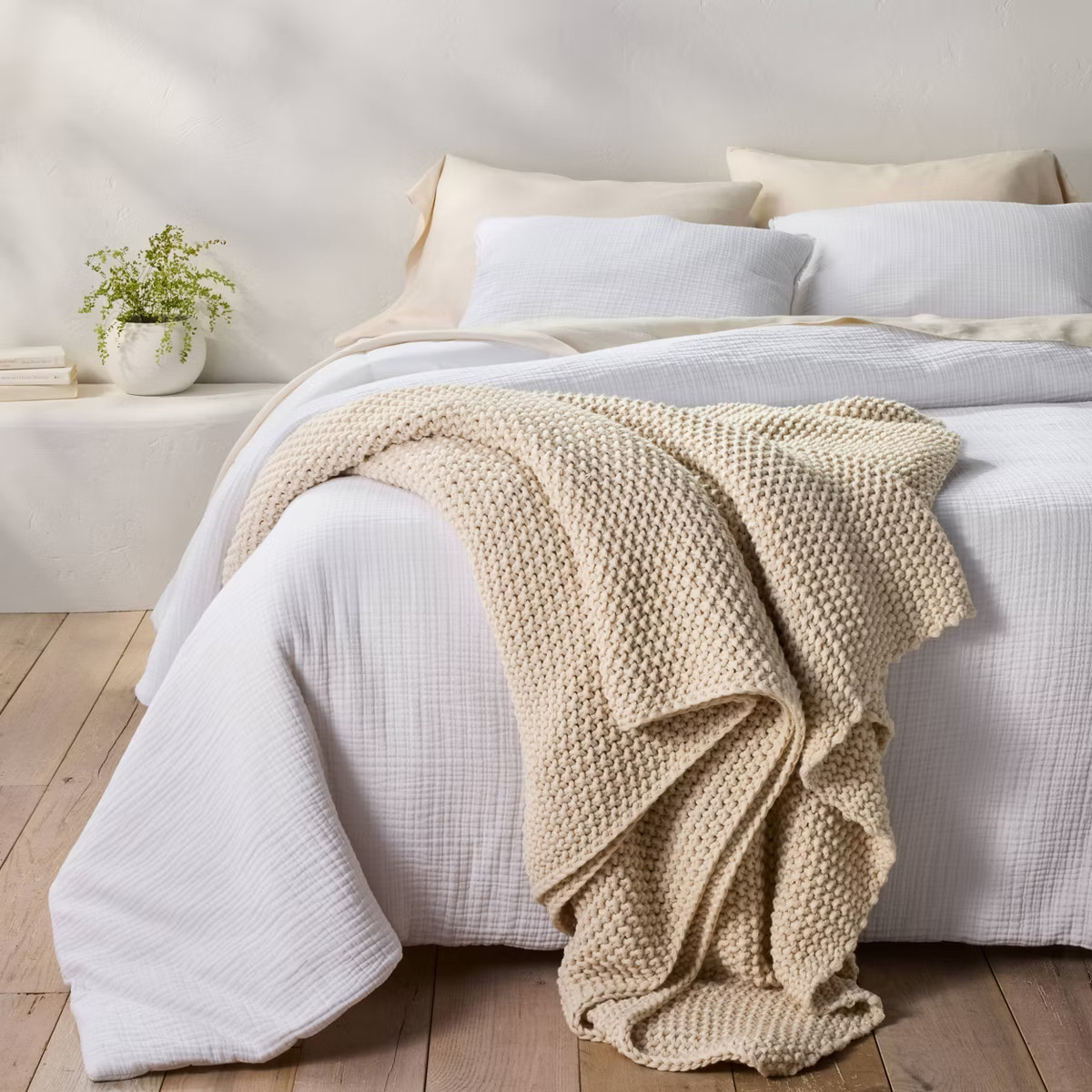 Chunky Knit Bed Blanket - Casaluna™ | Target