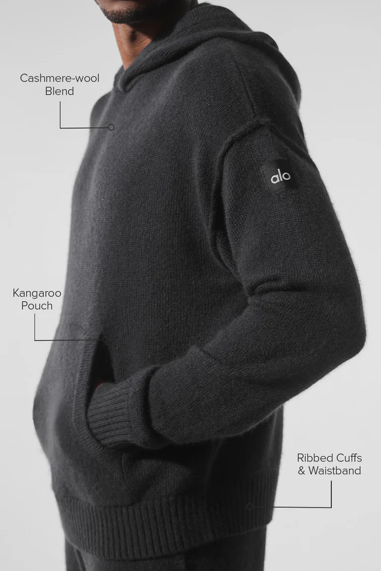 New Class Cashmere Hoodie - Black | Alo Yoga (US)