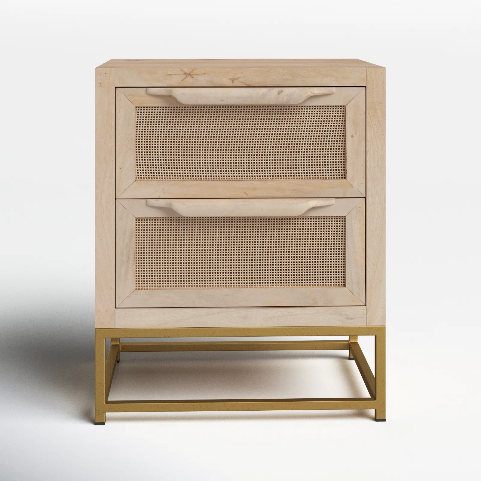 Joss & Main Leanne 2 - Drawer Cane Front Nightstand & Reviews | Wayfair | Wayfair North America