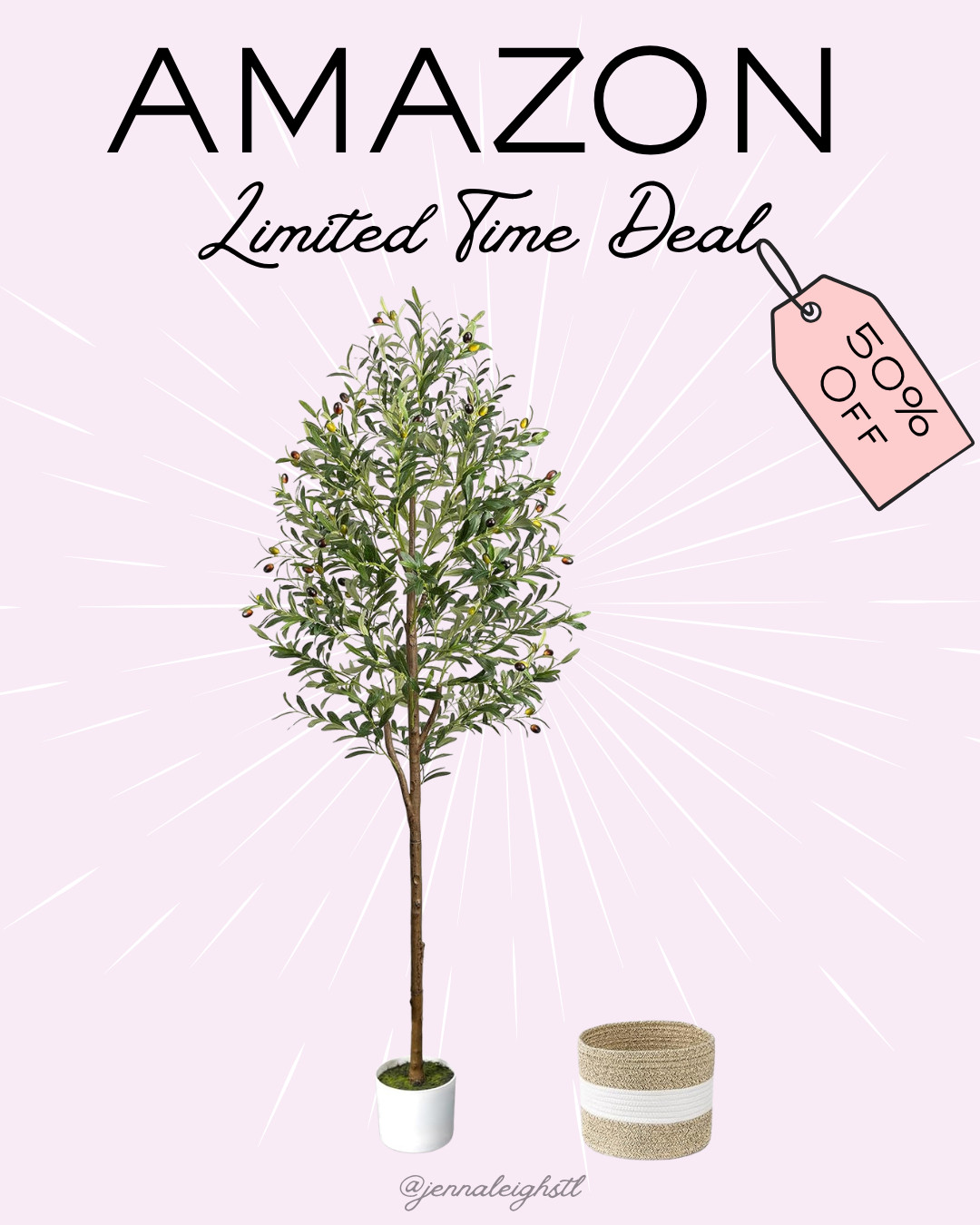 This 6ft artificial olive tree is such a good find right now. 50% off making it $50, the perfect way to add a little greenery to your space without any upkeep. 

 #LTKHome #LTKSaleAlert
