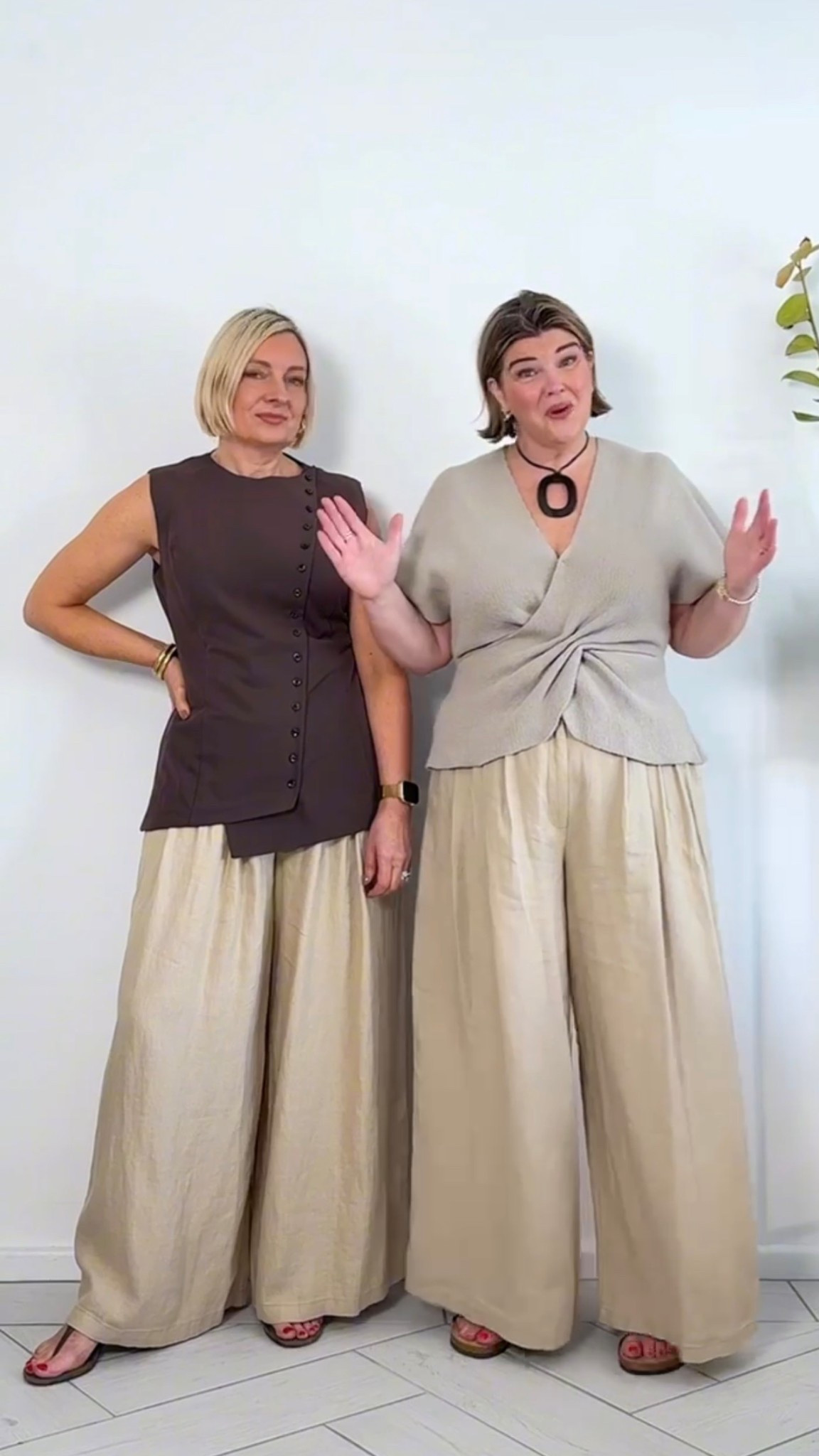 Styling thr M&S Linen Palazzo Trousers 


#LTKover50style #LTKstyletip #LTKspring