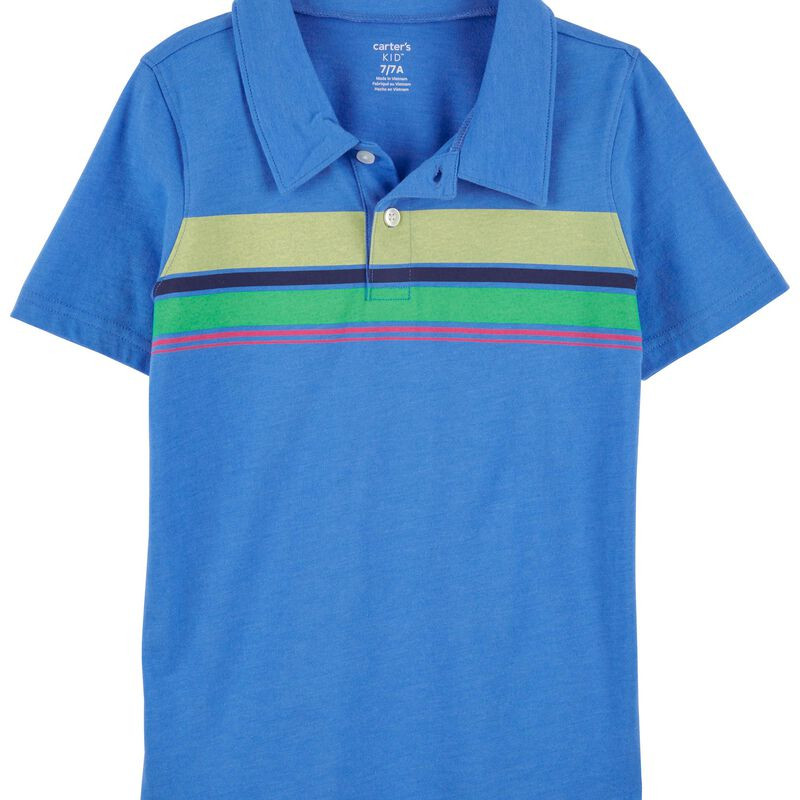 Kid Striped Jersey Polo | Carter's