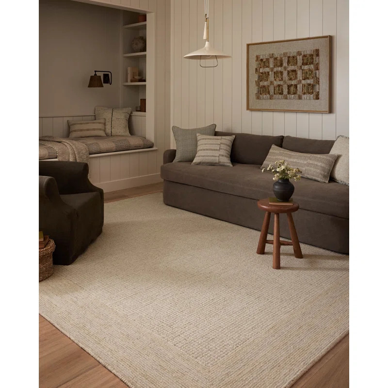 Amber Lewis x Loloi Windsor Ivory / Wheat Area Rug | Wayfair North America