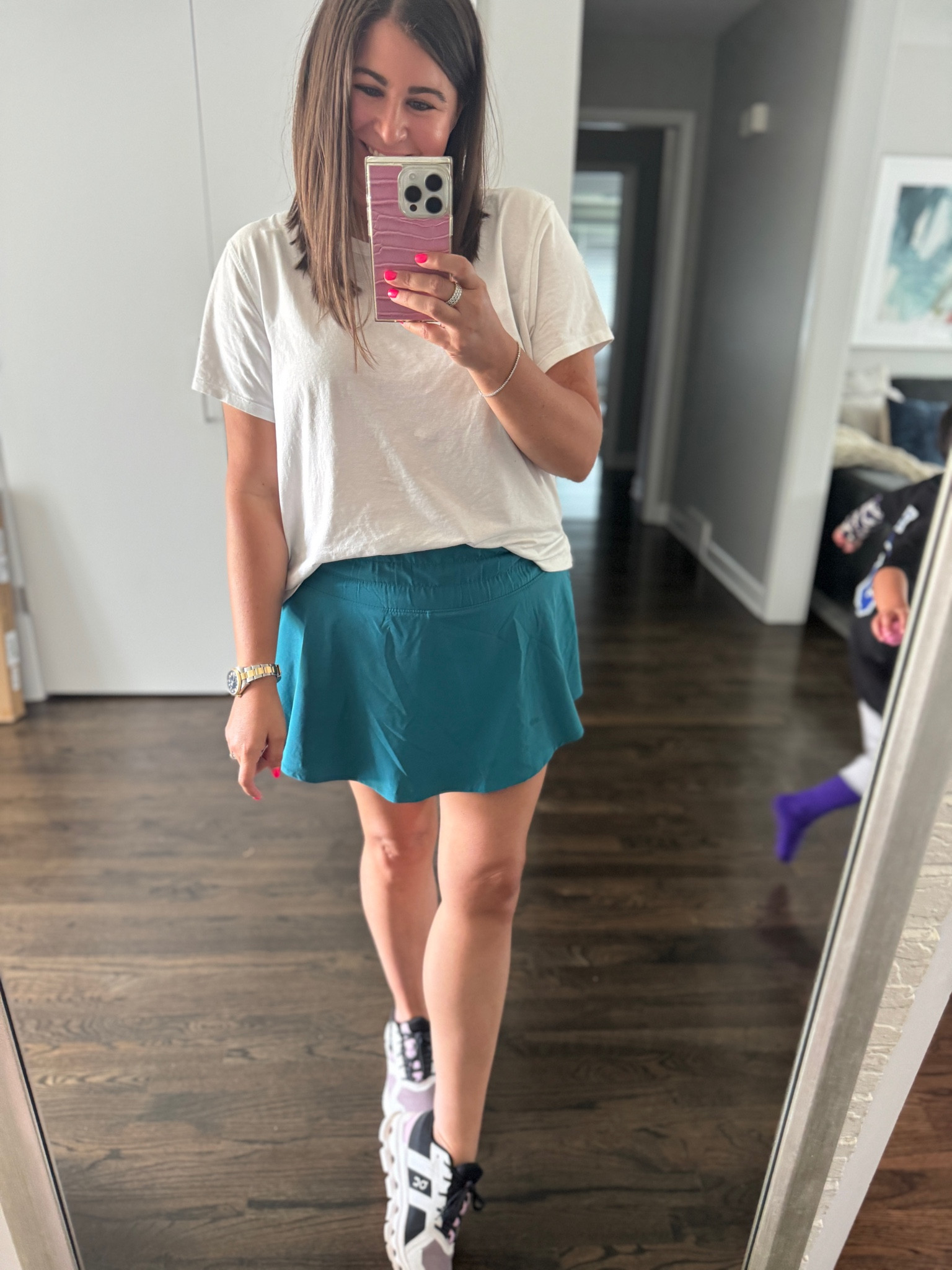 THIS SKIRT is actually is a skort! And the cutest! And the comfiest! It comes in so many colors. You need! I can't believe I found it on Amazon!

#LTKMidsize #LTKFindsUnder50 #LTKFitness