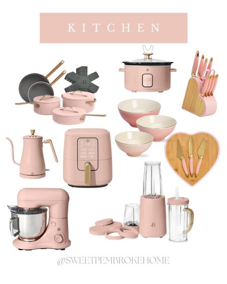 The very popular collection Beautiful by Drew Barrymore has launched new colors. The collection now in Rose color. #pink #coquette #blushkitchen #beautiful 

#LTKstyletip #LTKMostLoved #LTKhome