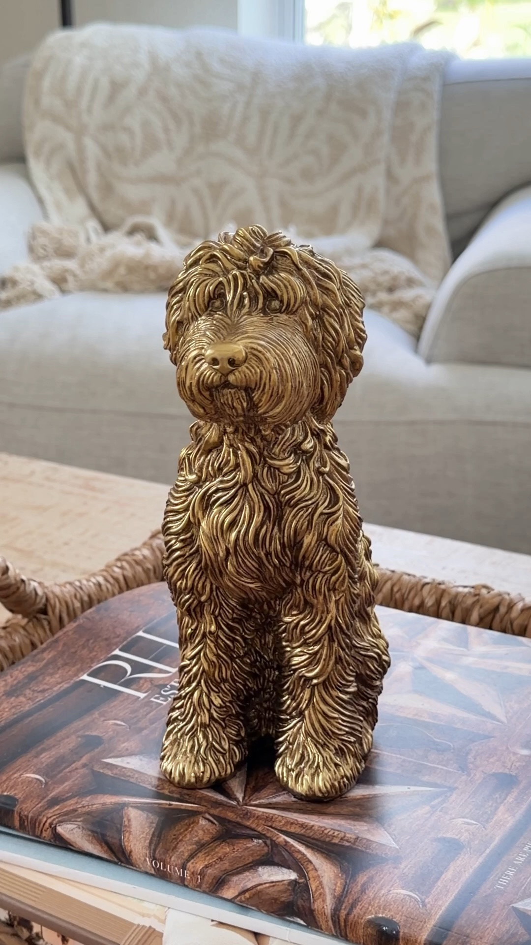 Doodle dog statue in a gorgeous brass!

#LTKHome