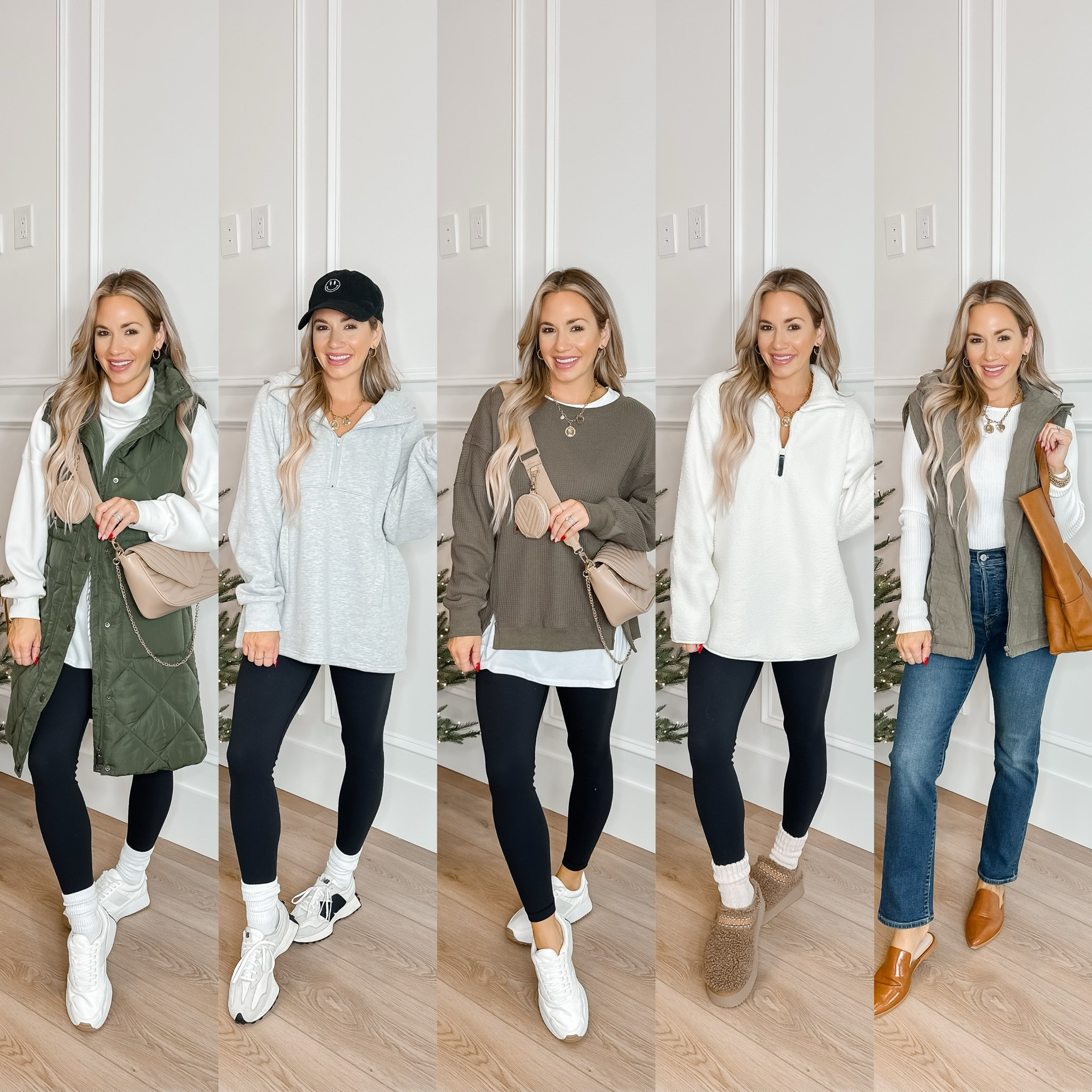 Amazon casual outfits pt 9 // wearing my true size small in tops, xs in leggings and 26 in jeans. All run tts. 

Fall outfit, leggings, denim 

#LTKHoliday #LTKSeasonal