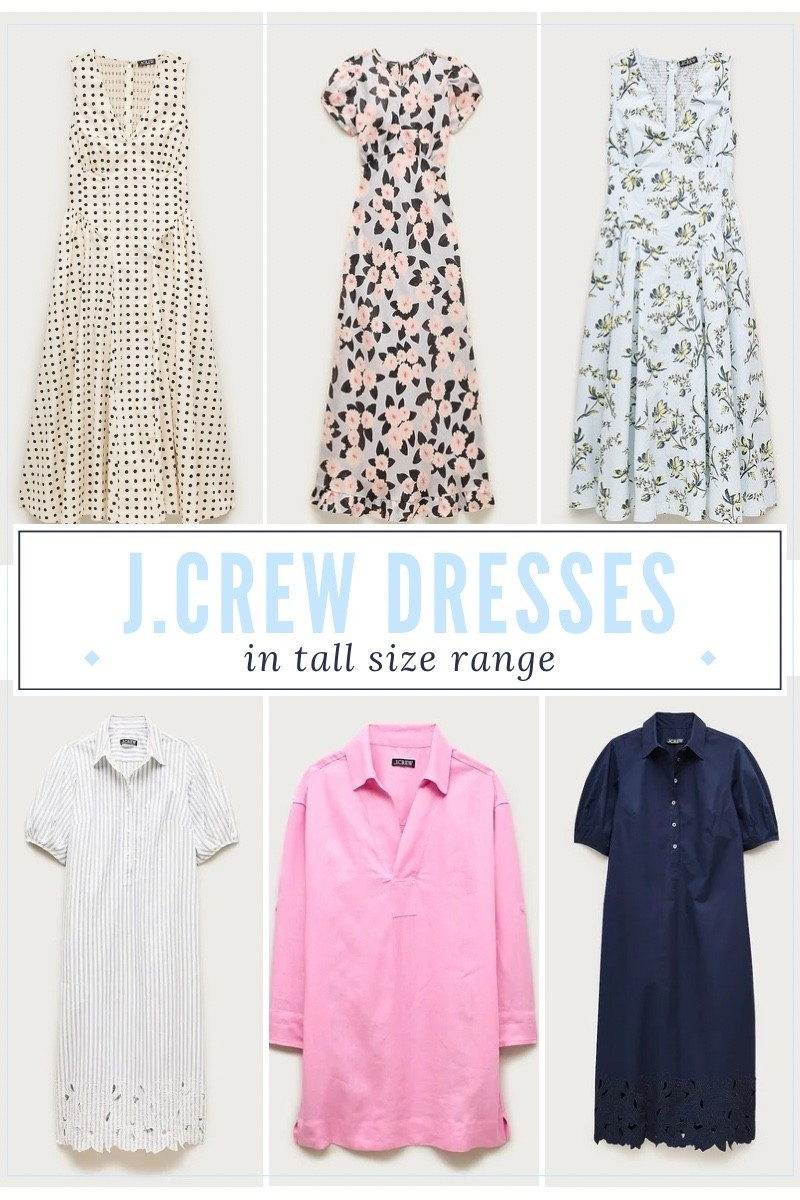 Tall size range J.Crew dresses for your outer giraffefor

#LTKTall #LTKMidsize #LTKOver40