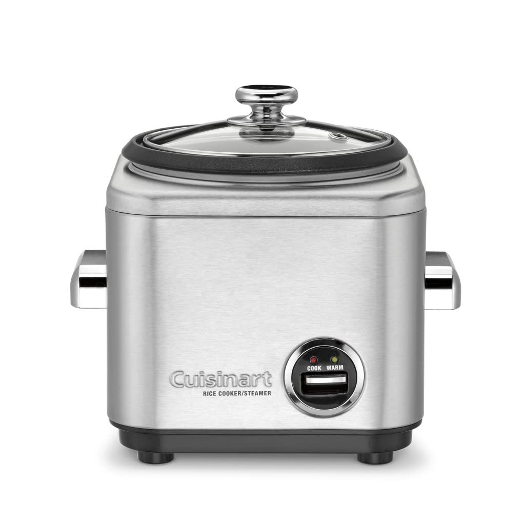 Cuisinart CRC-400 4 Cup Rice Cooker, Stainless Steel Exterior | Amazon (US)