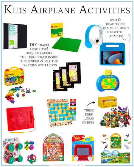 Kids airplane entertainment // kids travel activities // DIY Lego travel case // kids headphones // Amazon kids finds 

#LTKfindsunder50 #LTKtravel #LTKkids
