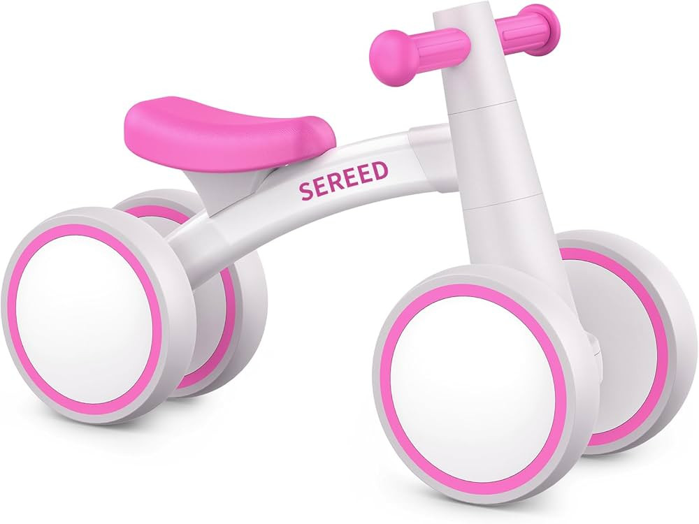 SEREED Baby Balance Bike for 1 Year Old Boys Girls 12-24 Month Toddler Balance Bike, 4 Wheels Tod... | Amazon (US)