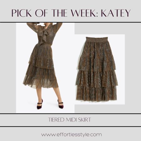 The perfect skirt for the holidays! This piece can be styled so many ways for all of your holiday parties... But the matching top and create a gorgeous set, pair with a fitted black top and black heels, or a chunky ivory off the shoulder sweater and a gold heel for an elegant look!

#LTKHoliday #LTKSeasonal #LTKstyletip