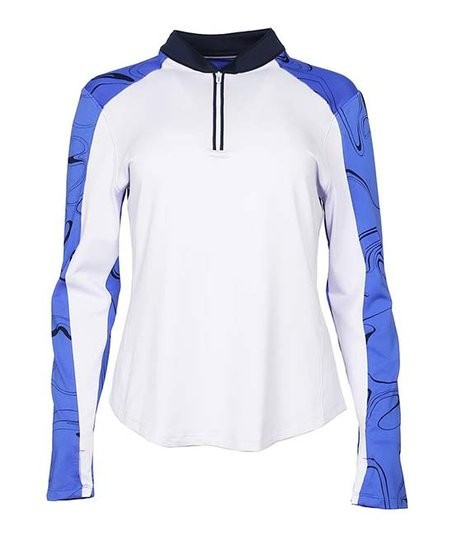 Purple Frost Zinger Liquify Quarter-Zip Golf Pullover - Women | Zulily