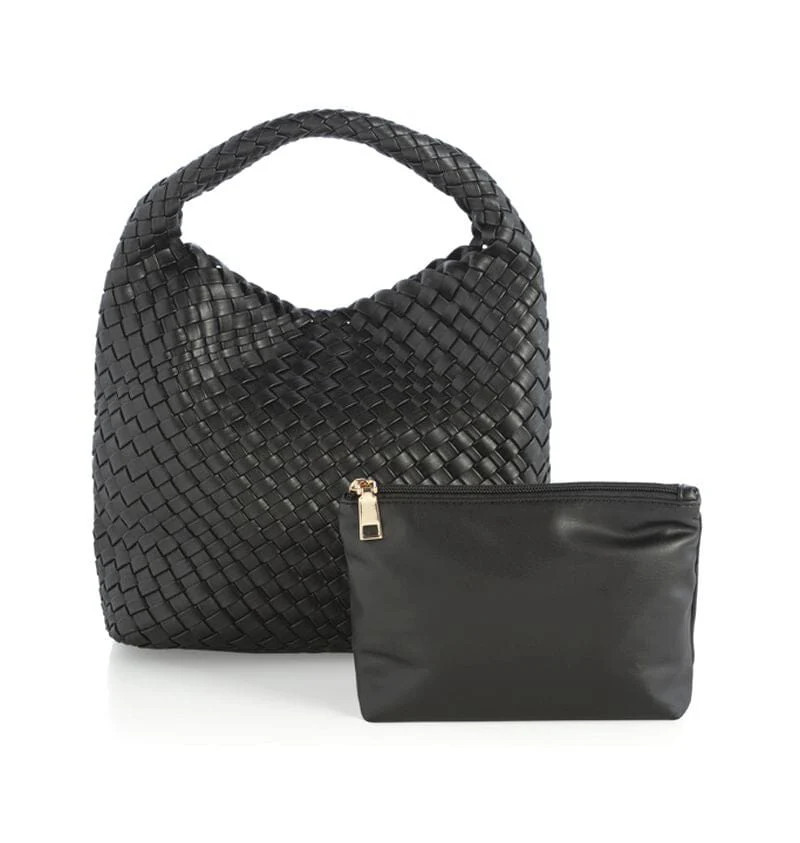 Blythe Mini Hobo Tote - Black | The Horseshoe Crab