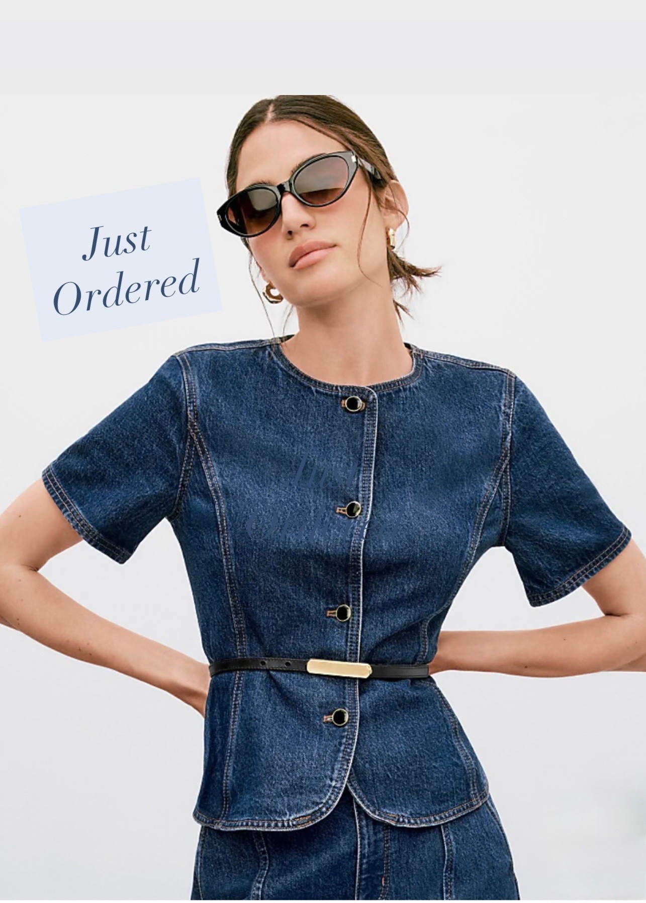 Just ordered this matching denim set.  Flare jeans, business casual outfit

#LTKdayinmylife #LTKWorkwear #LTKMidsize
