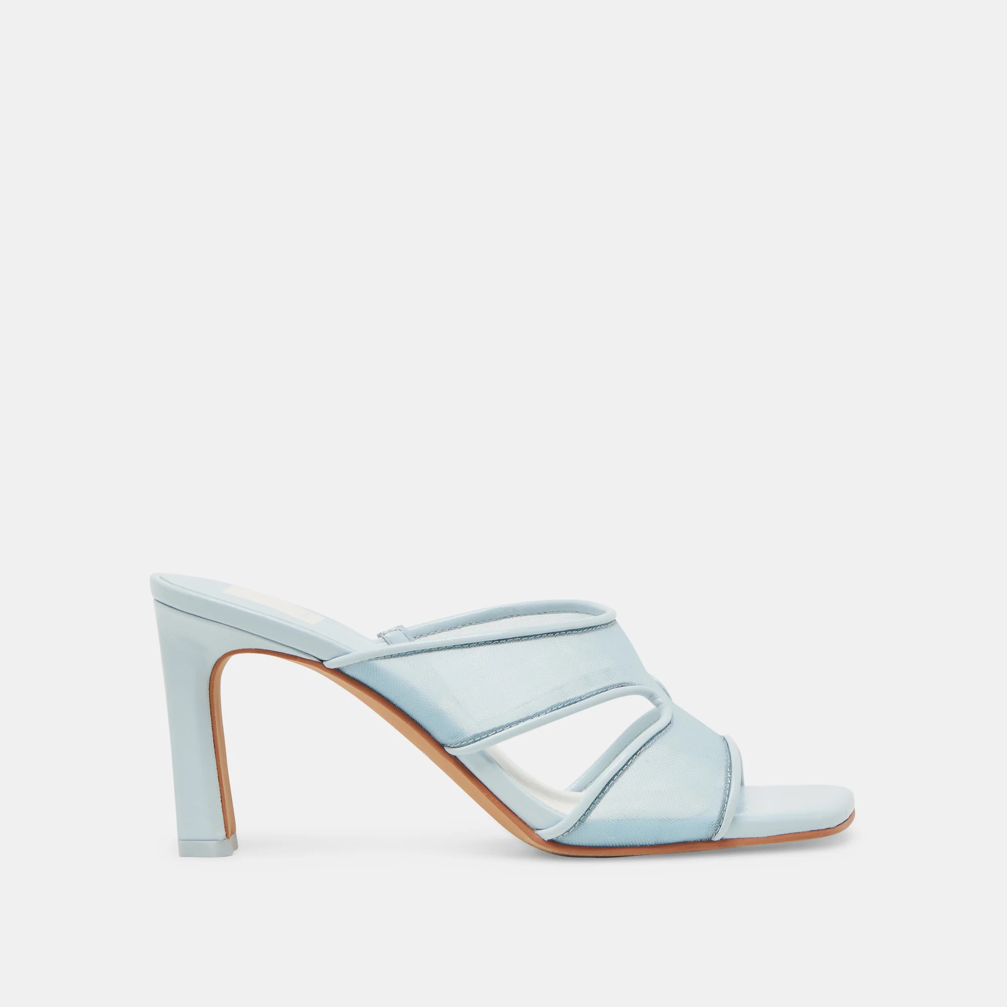 Gitel Heels Ice Blue Mesh | DolceVita.com