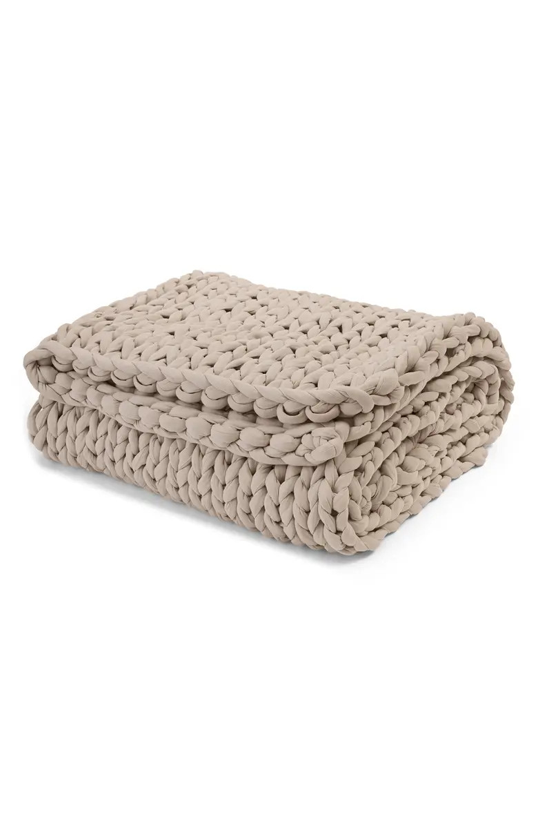 Organic Cotton Weighted Knit Blanket | Nordstrom