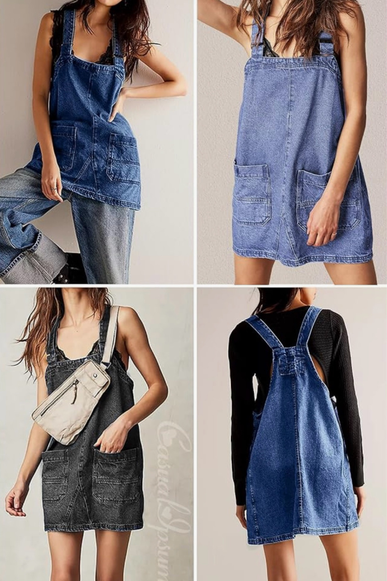 Women’s denim Sleeveless Adjustable Straps Jean Overall Dress is the perfect Jean dress for summer.  (And fall)

#LTKFindsUnder50 #LTKStyleTip