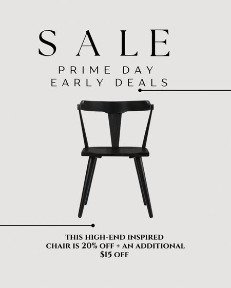 Prime day black dining chair designer look for less 

#LTKsalealert #LTKhome #LTKxPrime