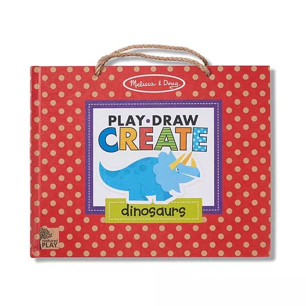 Melissa & Doug Natural Play: Play, Draw, Create Reusable Drawing & Magnet Kit - Dinosaurs | Kohl's