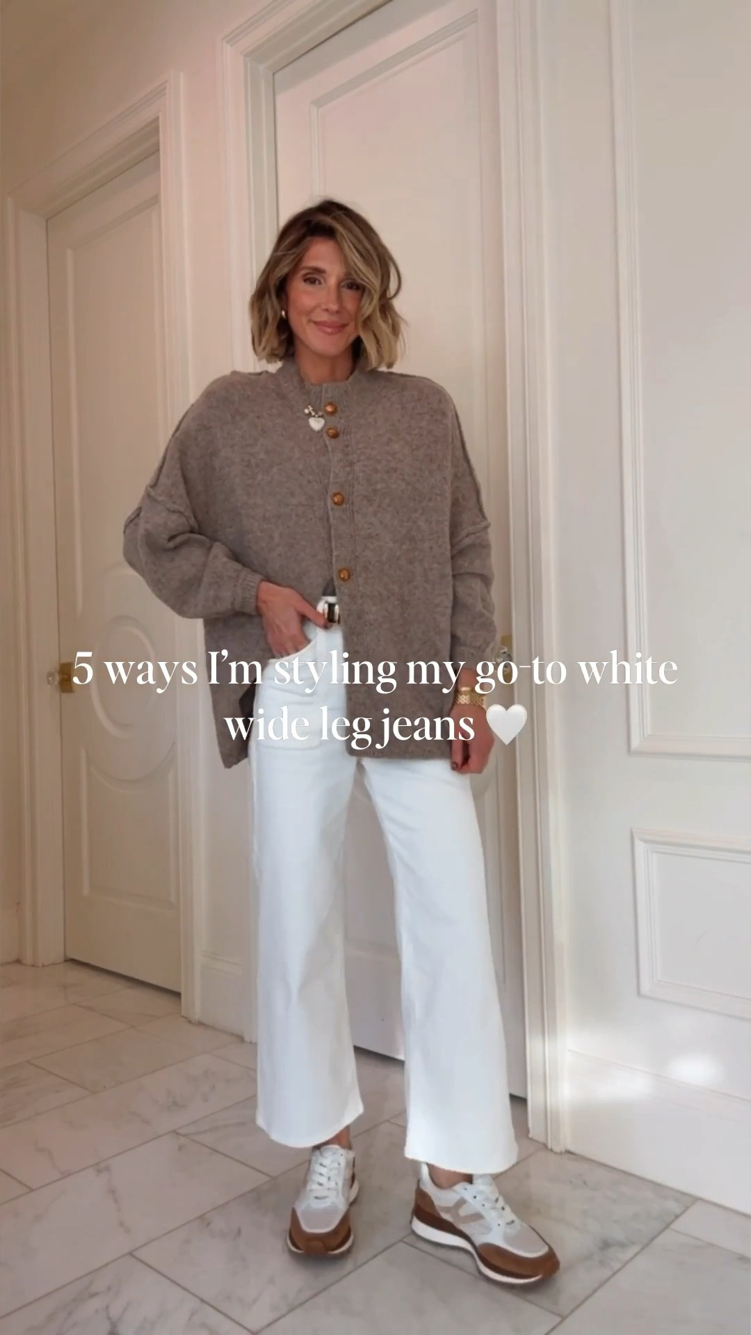White jeans I’m loving lately + a few outfits I’ve been styling them with for spring.
Both pairs have a similar fit and run true to size — I’m 5’7 wearing my usual size 25.

#LTKSeasonal #LTKootd