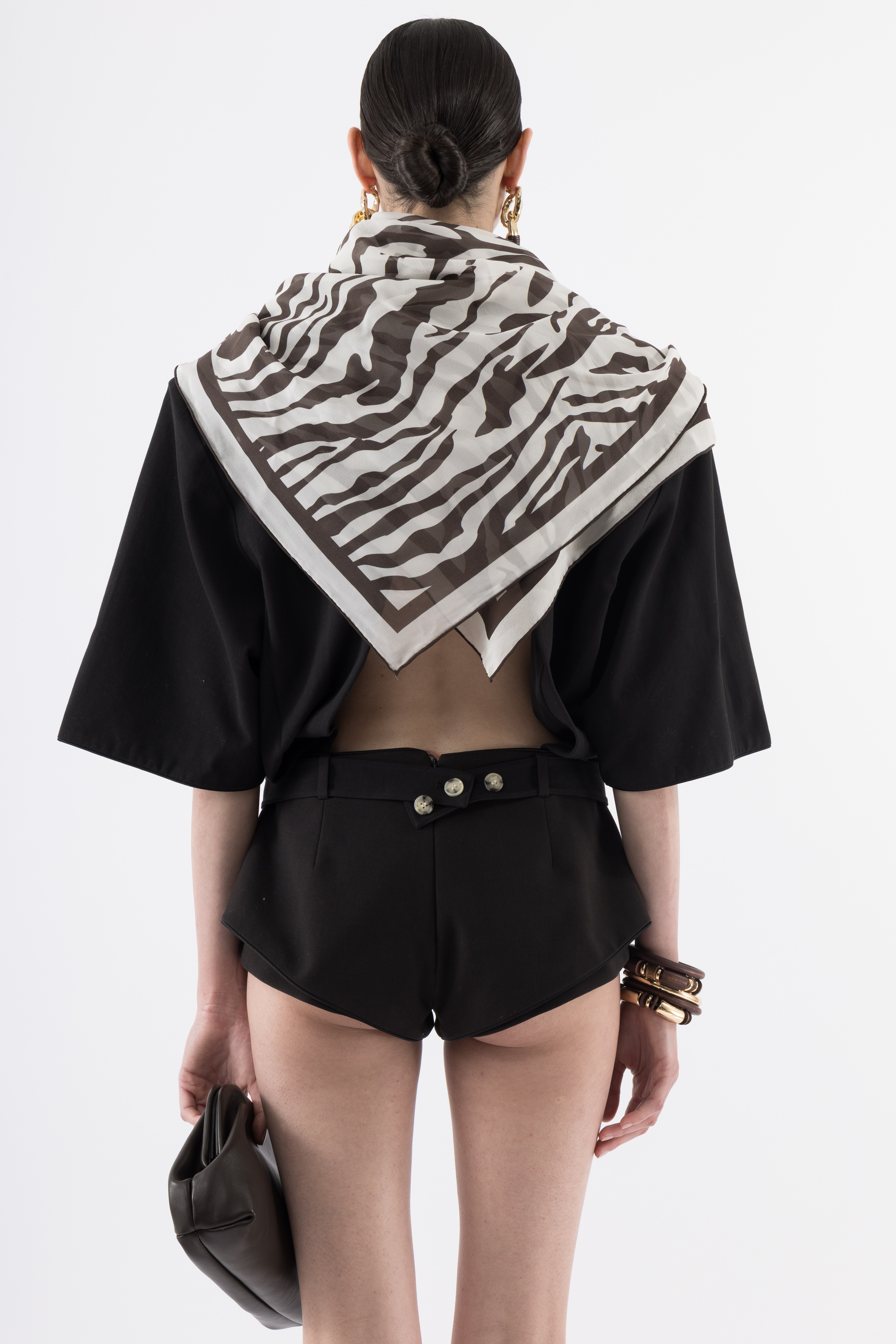 Zebra Silk Scarf | ARAKII