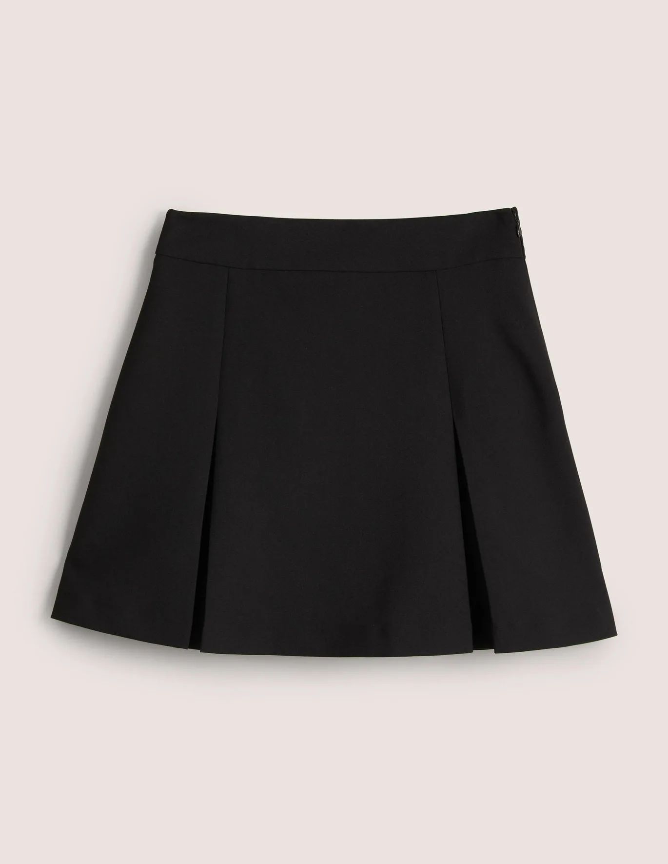 Pleated A-line Mini Skirt - Black | Boden EU | Boden (UK & IE)