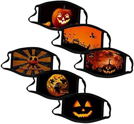 AHAYAKU Kid and Adult face Guard Halloween Spoof Windproof Shields Washable Reusable dust Respira... | Amazon (US)