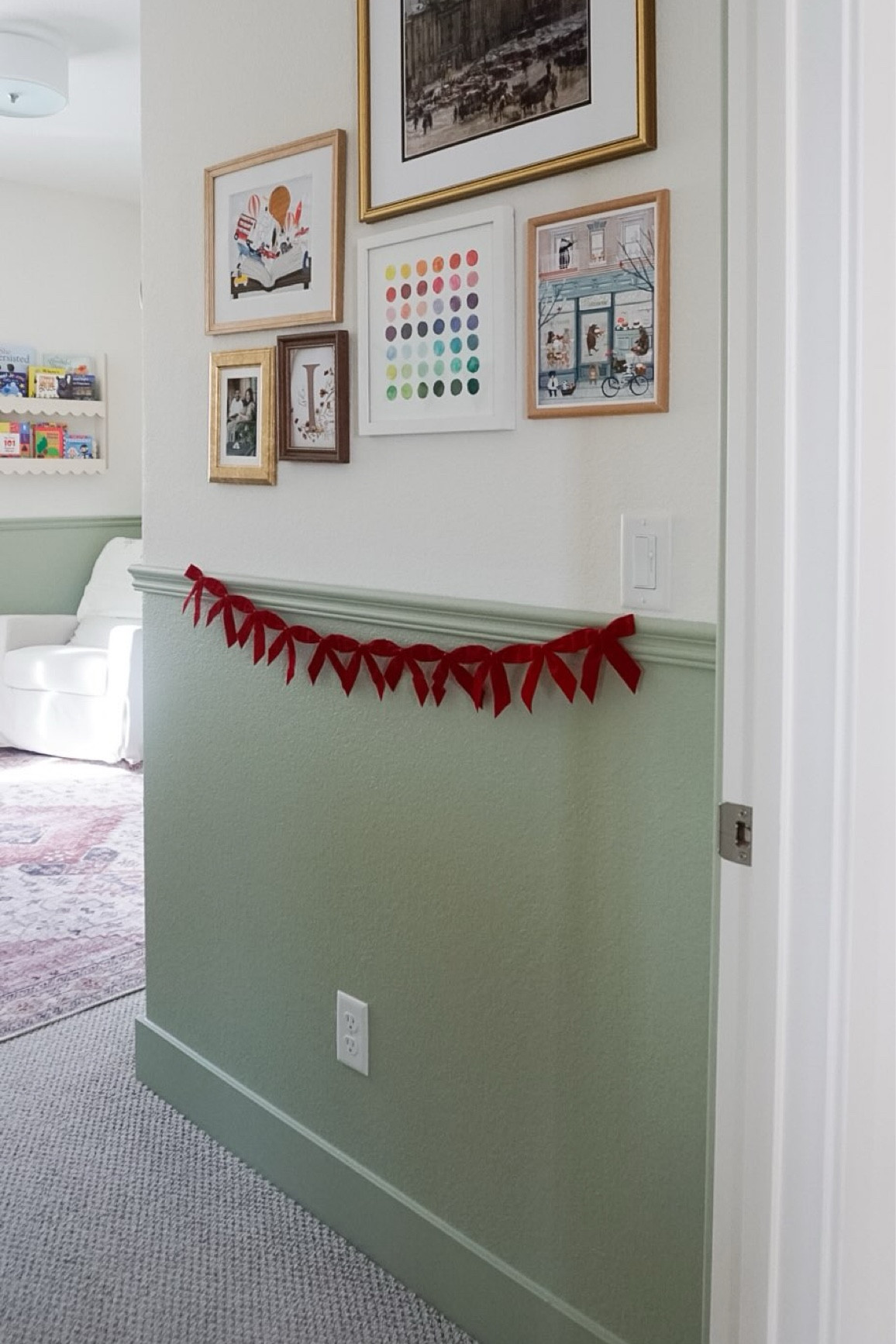 I couldn’t get my hands on the viral Michaels bow garland so I decided to make my own with the premade bows from Target and I think it turned out perfect for my daughter’s room. You can also make your own bows with any ribbon you have around the house. This cost me $10 for the bows so definitely more affordable than the other bow garlands out there! Would you make this? Let me know in the comments!

#bowgarland #garlands #christmasgarland #christmasdecorating #diychristmasdecor #diychristmas #nurserydecoration #nurserydecorideas