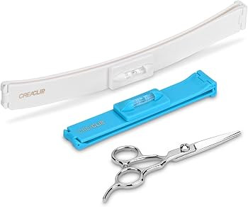 Original CreaClip Set and Scissors Hair Cutting Tool - As seen on Shark Tank - DIY Hair Styling K... | Amazon (US)