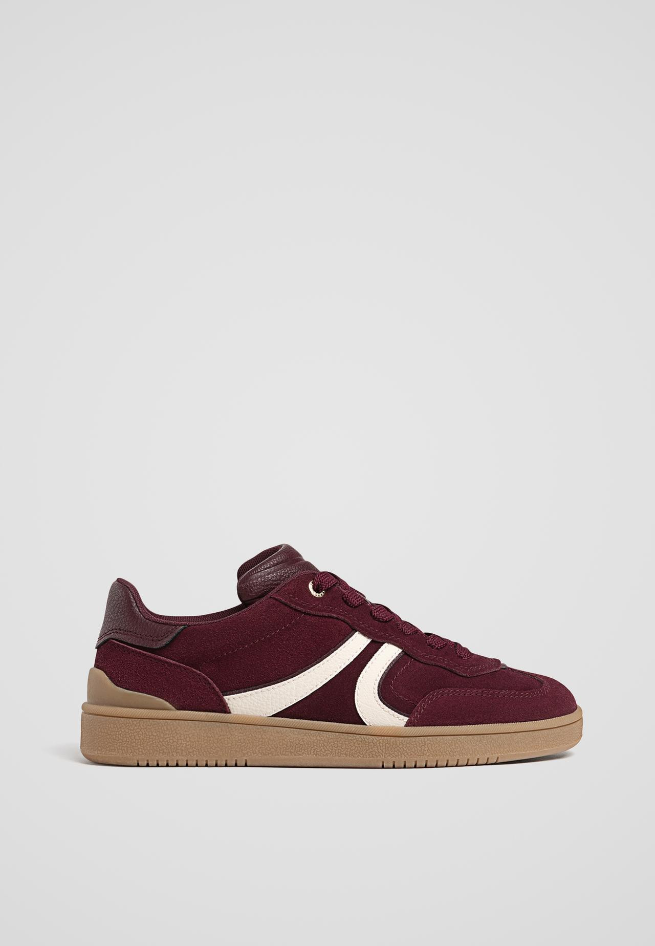 Leather trainers - Women's All | Stradivarius United Kingdom | Stradivarius (UK)