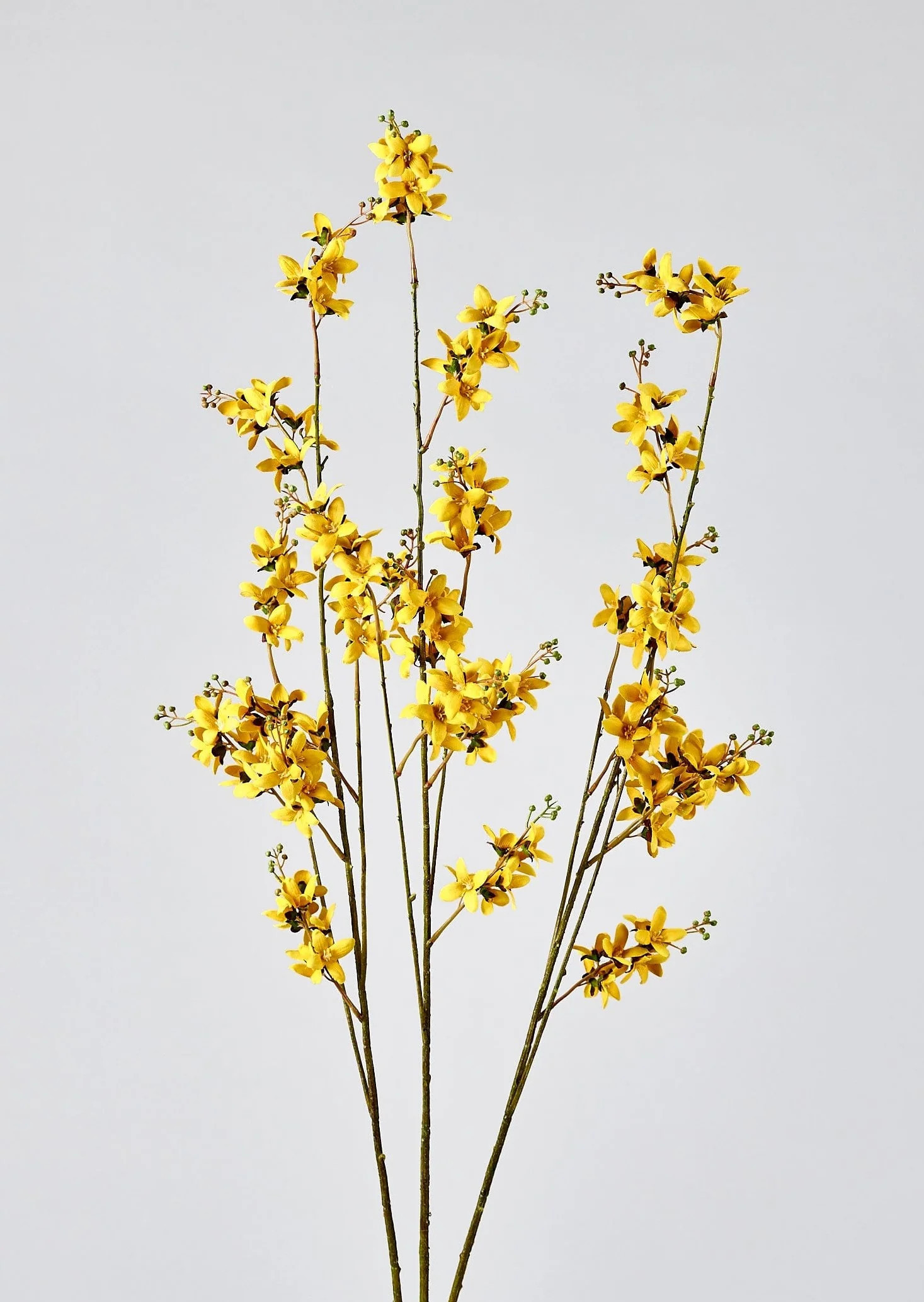 Yellow Forsythia Branch | Faux Blooming Spring Branches at Afloral.com | Afloral