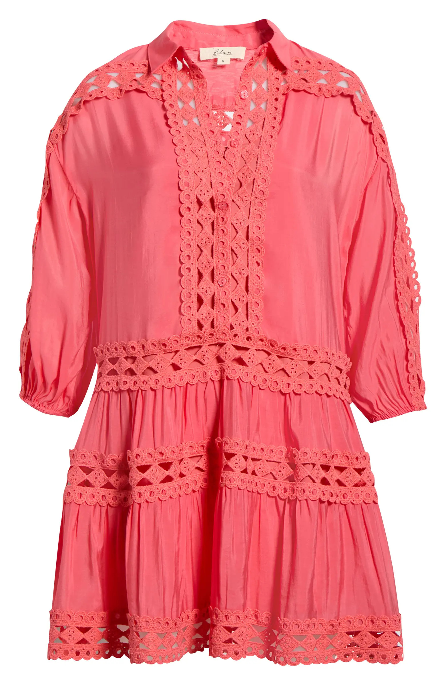 Lace Trim Cover-Up Dress | Nordstrom