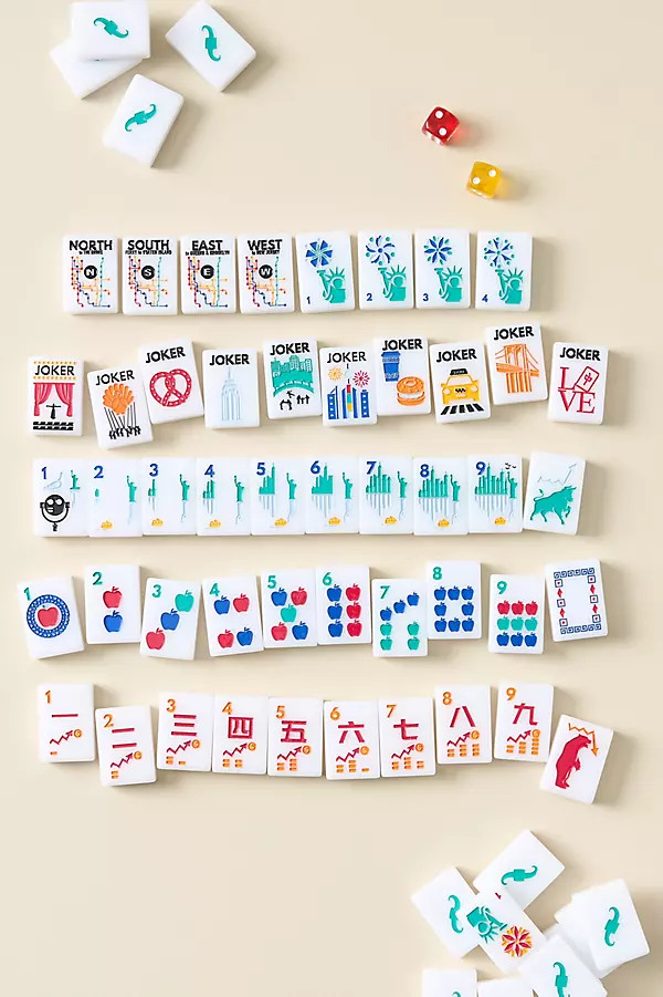 My Fair Mahjong NYC Mahjong Set | Anthropologie (US)