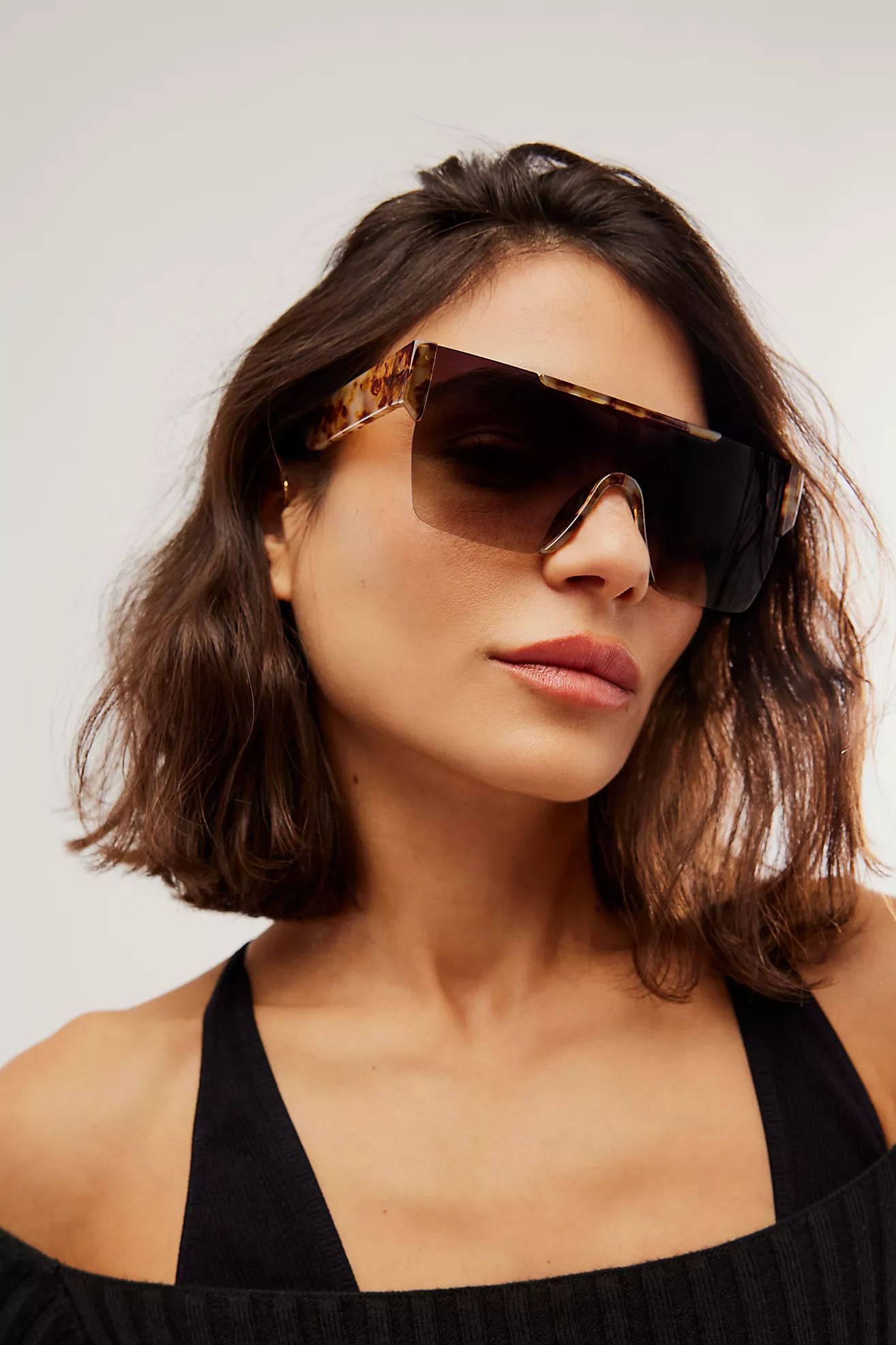 River Recycled Shield Sunglasses | Free People (Global - UK&FR Excluded)