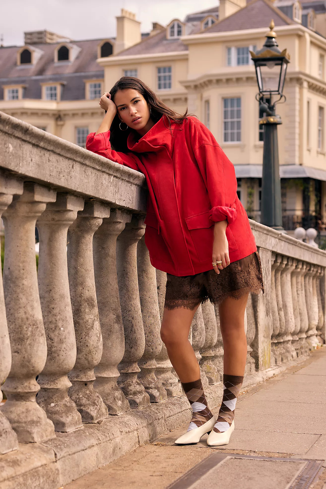 LyreBird Lace-Trim Silky Shorts | Anthropologie (UK)