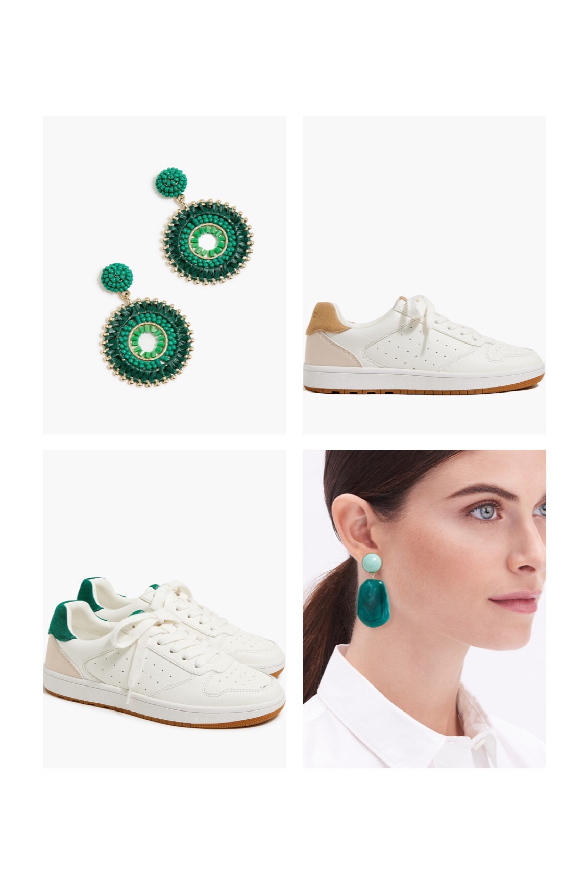 #jcrew #tennis #greenearrings

#LTKunder50 #LTKunder100 #LTKSale