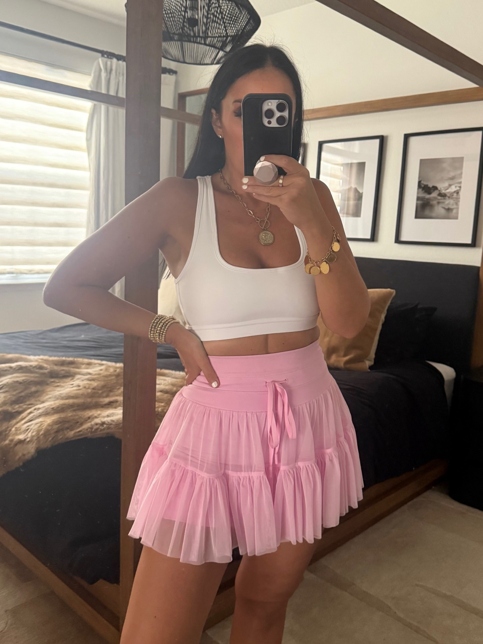 Popflex Captivate Bra. Popflex Pirouette Skort
