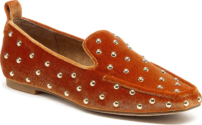 Finley Studded Square Toe Flat (Women) | Nordstrom