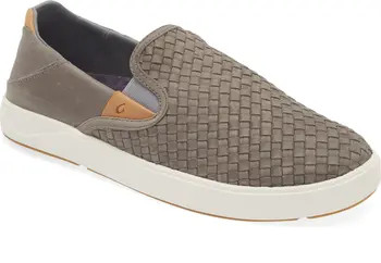 OluKai Lae'ahi Lauhala Woven Leather Shoe (Men) | Nordstrom | Nordstrom
