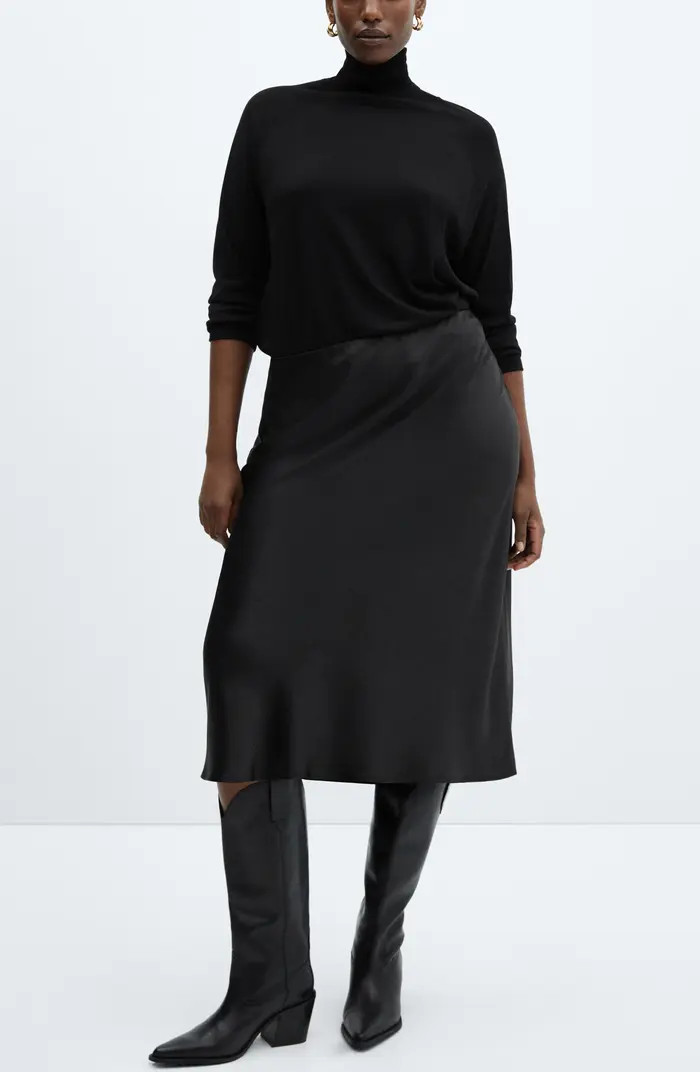 Satin Midi Skirt | Nordstrom