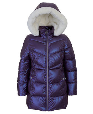 Big Girls Stadium Puffer Jacket | Macy's