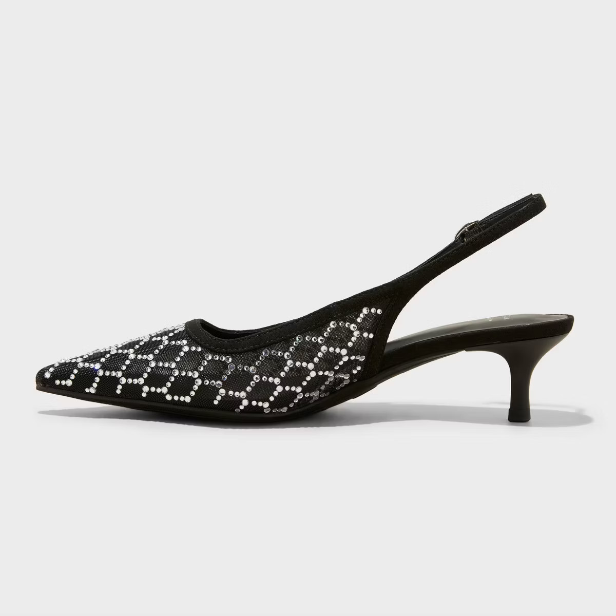 Women's Gigi Embellished Slingback Kitten Heels - A New Day™ | Target