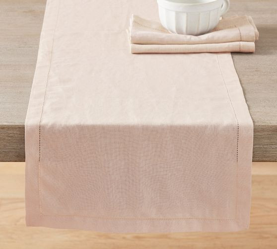 Belgian Linen Table Runner | Pottery Barn (US)