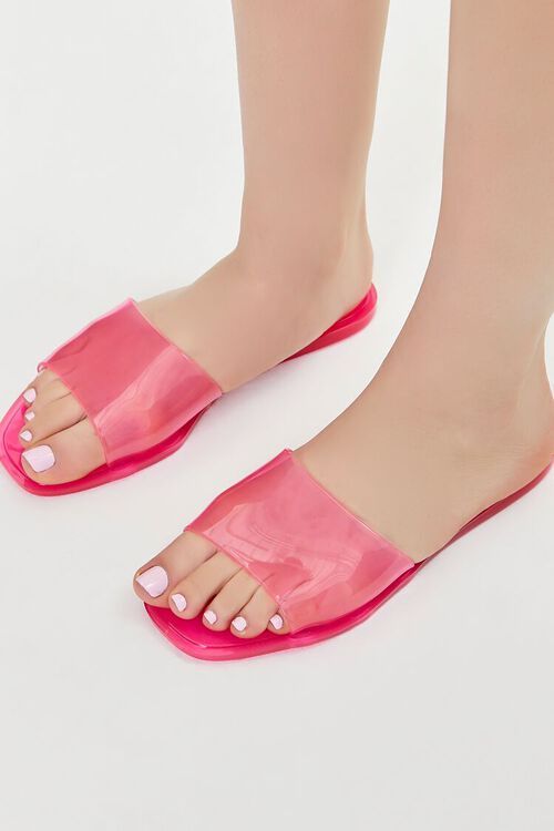 Jelly Square Toe Sandals | Forever 21 | Forever 21 (US)