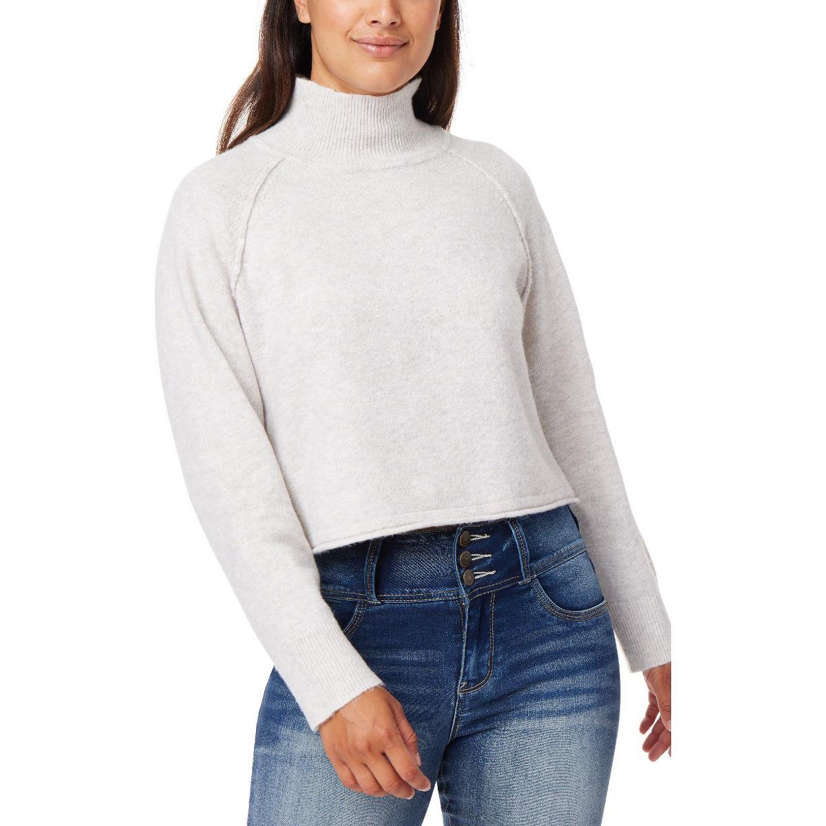 WallFlower Women's Never Super Soft Mock Neck Sweater | Target