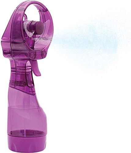 O2COOL Deluxe Handheld Battery Powered Water Misting Fan (Purple) | Amazon (US)