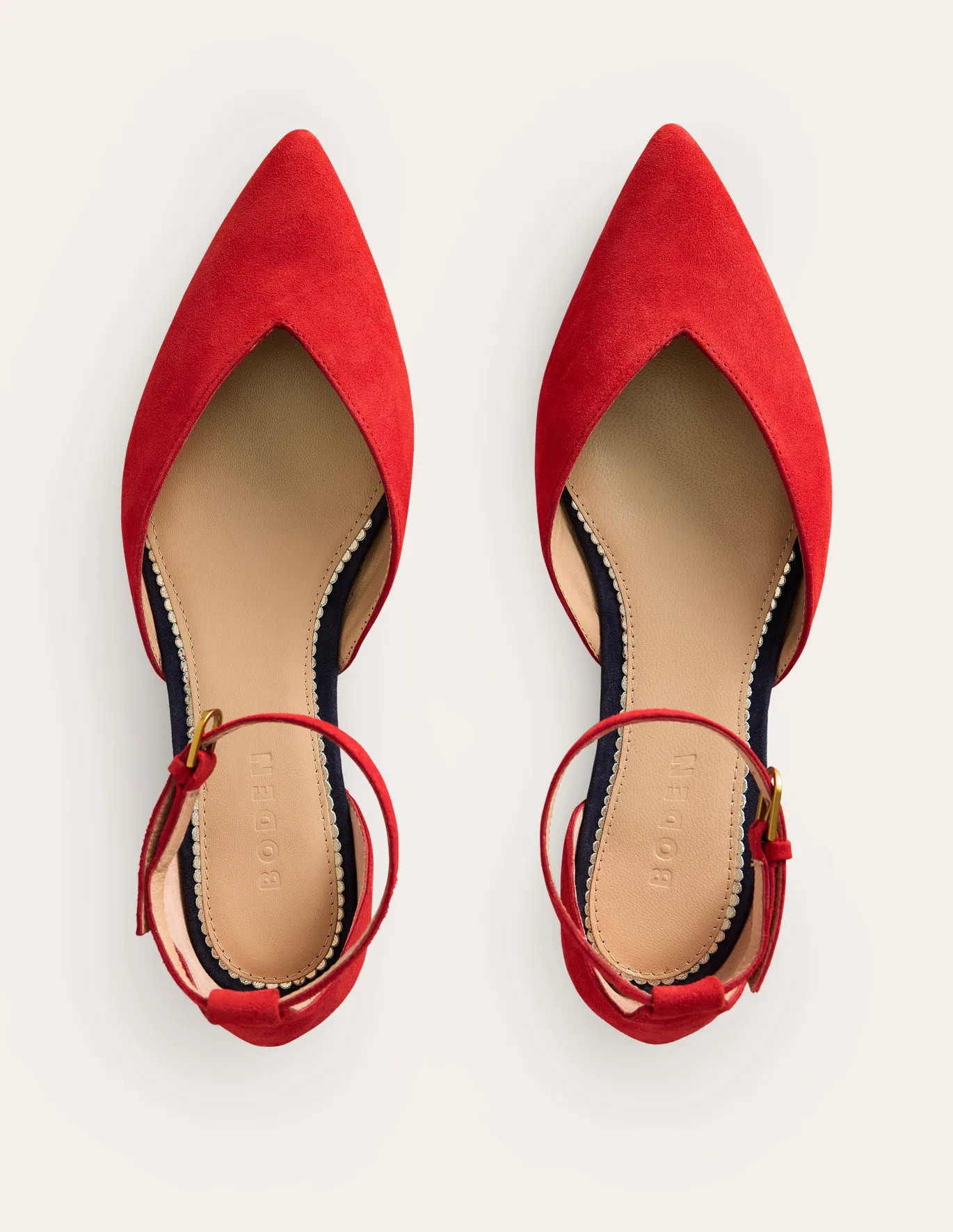 Ankle Strap Point Flats | Boden (US)